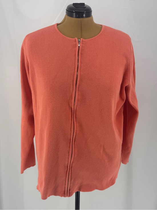 Jones New York Sweaters - Jones New York Sport Coral Zip Cardigan 0090